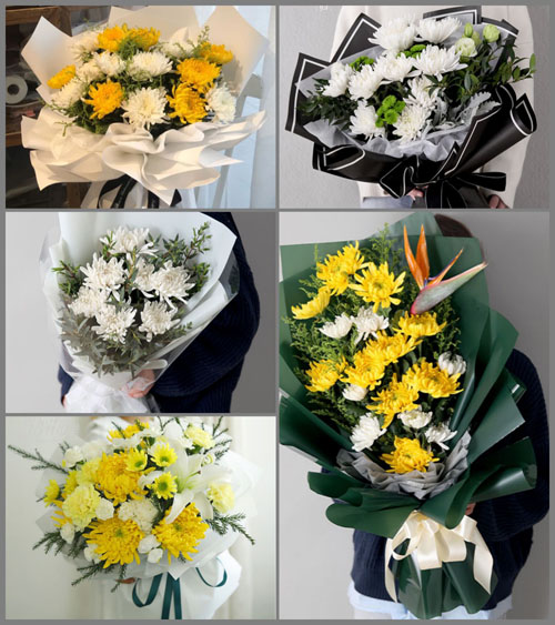 贵州毕节市威宁县龙场镇银沟村白事花束代送